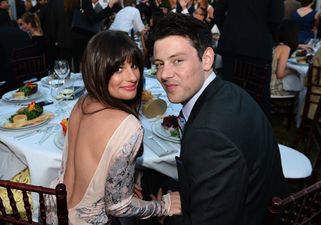 Lea Michele and Cory Monteith Enjoy A Glee-ful Lunch in Paris