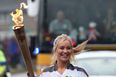 Laura Whitmore Looks Fab Running With Olympic Flame
