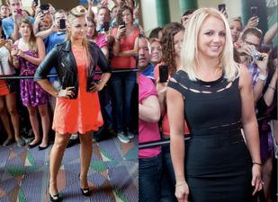 Britney Plays it Safe with an LBD for X Factor Auditions