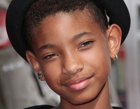 Tired from Whipping Her Hair Willow Smith Takes a Snooze