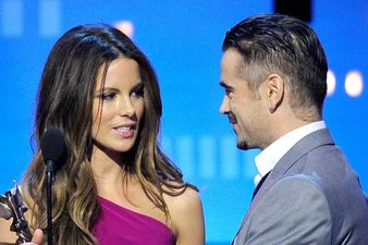 Farrell Says Kissing Kate Beckinsale Was Uncomfortable