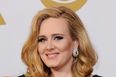 Adele Wearing Gold Band on Wedding Ring Finger