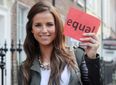Vogue Williams Rallies for LGBT Rights in Dublin Yesterday