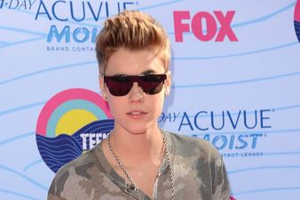 People Hide in Bins to See Justin Bieber