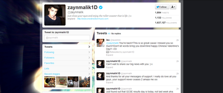 One D’s Zayn Leaves Twitter…And Returns After 48 Hours
