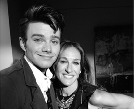 Sarah Jessica Parker Enjoys Her First Day On ‘Glee’