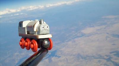 A Loving Dad Sends Stanley the Train into Space for His Four-Year-Old Son