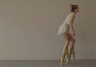 Giant Wooden Stilts As Shoes – How Far Would You Go For Fashion?