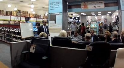 VIDEO: Improv Group Causes a Stir in Furniture Store