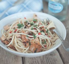 Sophie Morris Kooks Up Her Quick And Easy Lemon Chicken And Chili Pasta