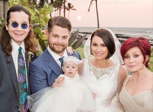 Jack Osbourne and His Moody Mum Pose with His Stunning New Bride on The Cover of Hello!