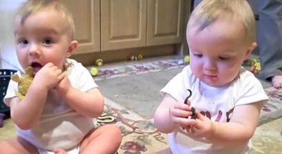 Imitation Is the Highest Form of Flattery: Twins Copy Dad Sneezing