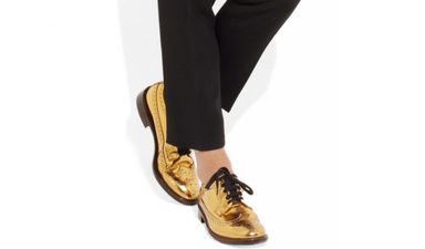 Fashion High Five: Metallic Shoes Make For Shiny Happy People