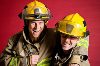 Brave Fireman Saves the Life of a Baby…by Kicking it Through an Open Window…