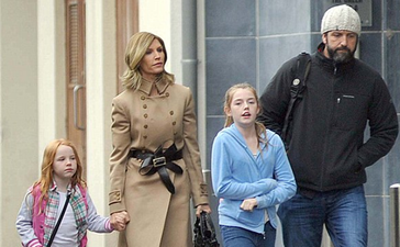 Chin Up: Yvonne, John And The Girls Nip Out In Dublin For A Bite To Eat