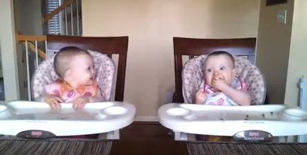 Video: Darling Twins Dance To Their Dad’s Tunes