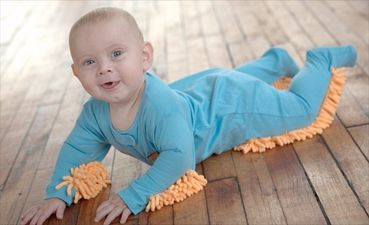 Too Tired To Do The Housework? The Baby Can Do It!