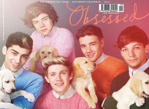 The Definition Of ‘Cheese’: One D Boys Get Cute And Cuddly With A Lab Puppy Each