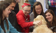 Remember The Puppy Study-Break Room? This Clip Shows The Healing Power Of A Good Cuddle