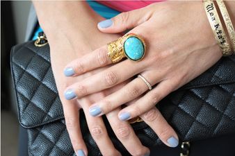 Santa Swag! The Yves Saint Laurent Oval Arty Ring