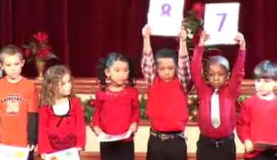 Kids Will Be Kids… One Little Guy Takes The Twelve Days Of Christmas Show Very Seriously