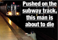 The Most Shocking Front Page We Have Ever Seen: Photo Captures Man’s Last Moments Stuck On Track