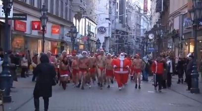 It’s a Very Merry X-rated-mas Indeed! What Would You Do If You Saw This Lot Running Towards You?