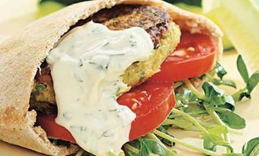 Veggie Mondays: Tasty Chickpea Burgers With A Tahini Sauce