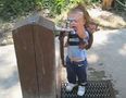 Hey, Taps Can Be Tricky Things to Master: Adorable Toddler Just Can’t Seem to Quench Her Thirst
