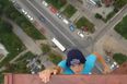Whatever You Do, Don’t Look Down! Young Man Performs Super-Dangerous Stunt on a Crane