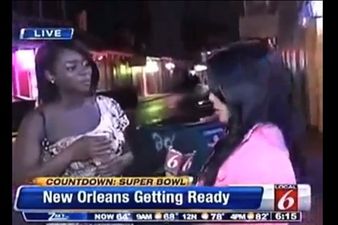 Drunk Fan Crashes News Report. Journalist Has a Hilarious Way of Dealing With The Situation.