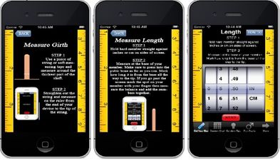 Wacky Willy Wonders : New App Helps Men To Measure Up With iPhone