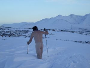 Lovely Moon Out Today. So This Is How They Go Hillwalking In Kerry…