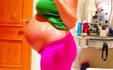 Pregnant Star Posts Snap of Bump Days Before C-Section