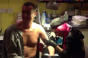 Getting Inked: Christopher Maloney Goes Under The Needle & Gets His First Tattoo