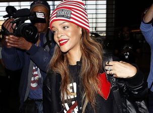 Rihanna Rolls Up To The UK In Brown’s Jacket… Buzzing For Her Show At London Fashion Week Tonight