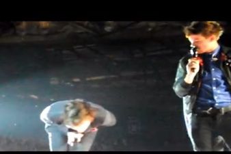 That’s Gotta Hurt! Harry Styles Gets Hit In The Groin With A Shoe (While Performing Live On Stage)