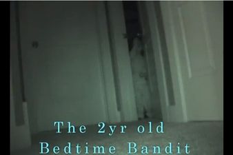 Beware The Bedtime Bandit: Parents Catch Their Little Son Getting Up To Divilment When He Should Be Asleep