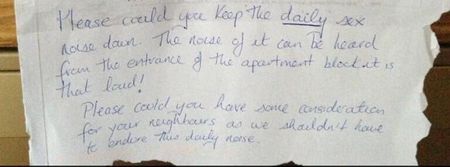 Think Your Neighbours Are Having Sex? They Could Just Be Doing This…