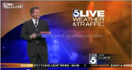 L.A. Weatherman Gets Pranked On Live Television
