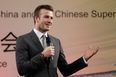 Get Ready To Ogle: Becks Is In China Playing Football. In A Very Tight Suit.