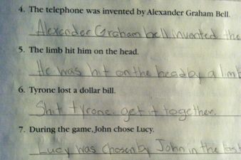 “Sh*t Tyrone!” Student Makes Hilarious Reference To A Meme In His Homework