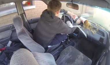 VIDEO: Put On The Spot: The Drive Thru Stalling And Spilling Prank