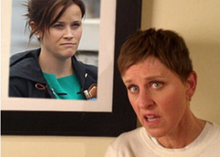Ellen Is Looking Good! DeGeneres Tweets Photo Of Brunette Solidarity With Reese Witherspoon