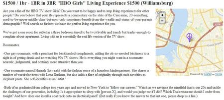 Would You Like To Have A “HBO Girls” Living Experience? We’ve Got Just This Thing