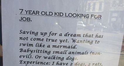An Employee With A Difference: Seven-Year-Old Posts The Most Adorable Job Ad Ever