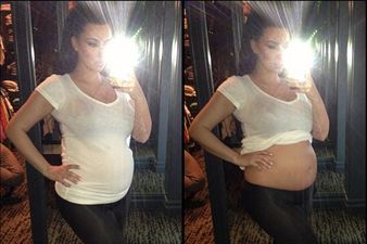 Baby On Board: Kim Kardashian Unveils Her Bump On Twitter