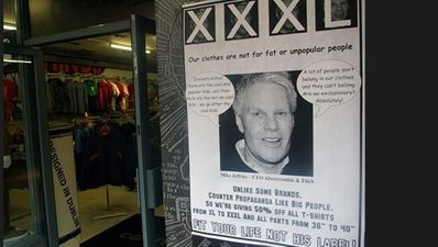 This Dublin Store Wasn’t Exactly Impressed With The Comments Made By The CEO Of Abercrombie & Fitch