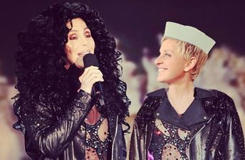 PICTURE: Who Wore It Best? Cher Or Ellen? How Awkward For The Talk Show Host