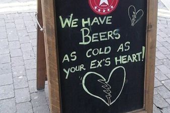 Marketing, You’re Doing It Right: This Cheeky Sign Was Spotted In Limerick This Morning